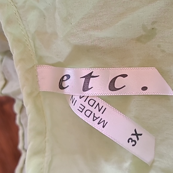 Yellow frilly tank top 3 X - Picture 2 of 3